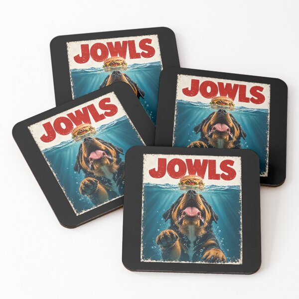 Item preview, Rottie Rottweiler Jowls Burger designed and sold by a-turner-paint.