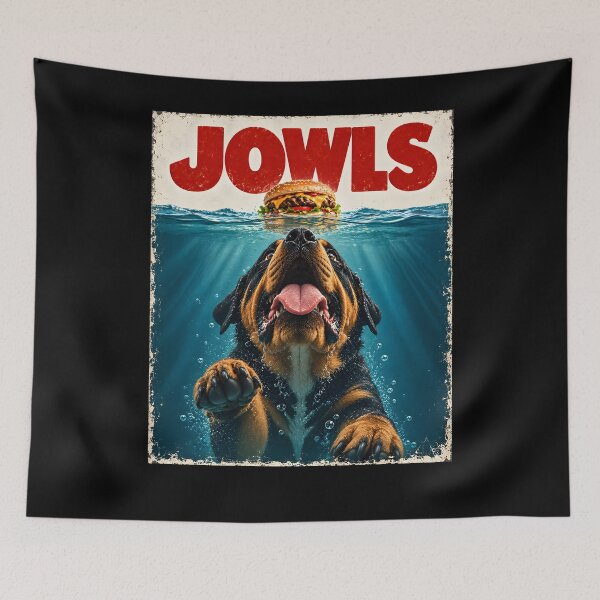 Item preview, Rottie Rottweiler Jowls Burger designed and sold by a-turner-paint.