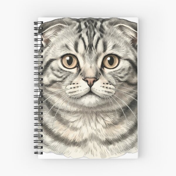 Item preview, Vintage Naturalist Scottish Fold Cat Portrait — Antique Cat Breed Art designed and sold by Catch333.
