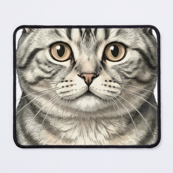 Item preview, Vintage Naturalist Scottish Fold Cat Portrait — Antique Cat Breed Art designed and sold by Catch333.