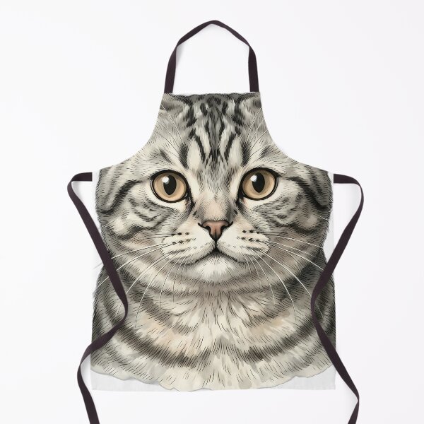 Item preview, Vintage Naturalist Scottish Fold Cat Portrait — Antique Cat Breed Art designed and sold by Catch333.