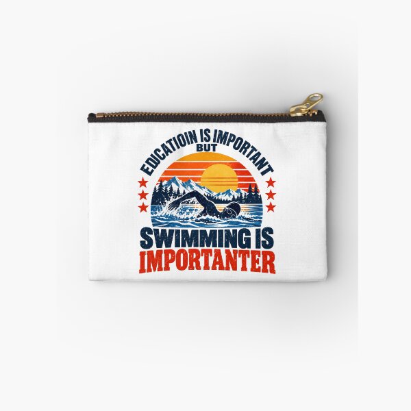 Item preview, Educatioin Is Important But Swimming Is Importanter Swimmer Sports Athlete designed and sold by SEEM-drawing.
