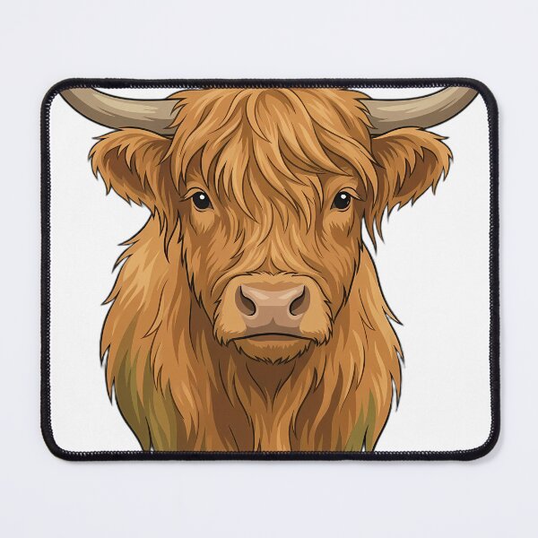 Item preview, Vintage Naturalist Scottish Highland Cow Portrait — Antique Cattle Breed Art designed and sold by Catch333.