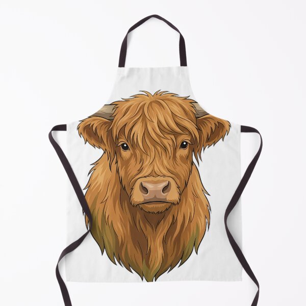 Item preview, Vintage Naturalist Scottish Highland Cow Portrait — Antique Cattle Breed Art designed and sold by Catch333.