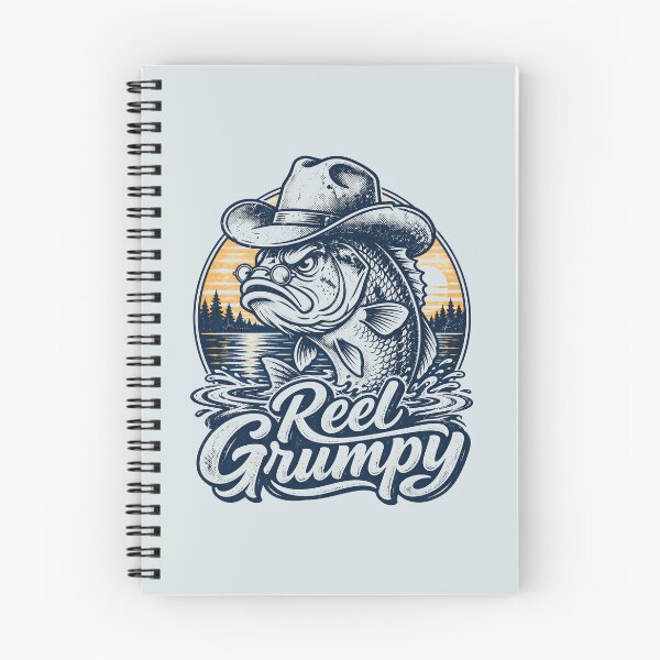 Item preview, Reel Grumpy Cowboy Fish designed and sold by AwesomeBeyondLimits.