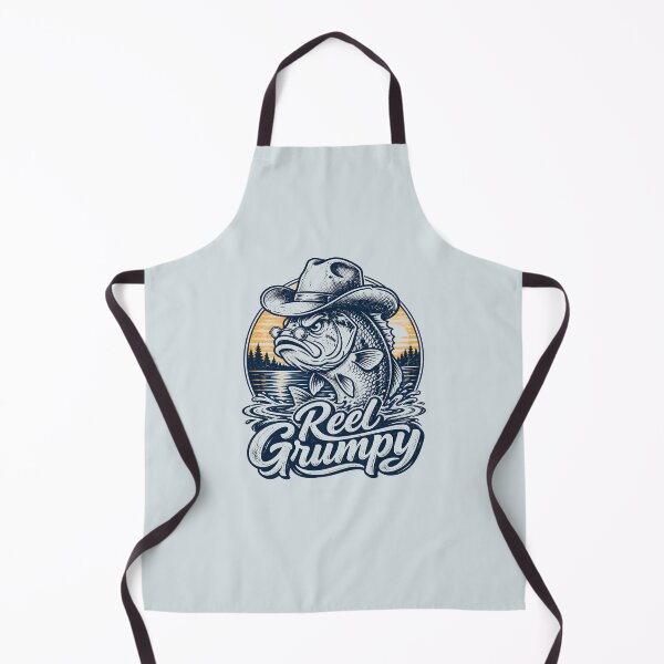 Item preview, Reel Grumpy Cowboy Fish designed and sold by AwesomeBeyondLimits.