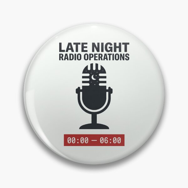 Item preview, Late Night Radio Operations Night Shift Broadcast designed and sold by SplashTastic.