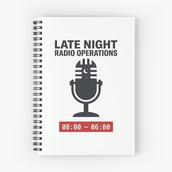 Item preview, Late Night Radio Operations Night Shift Broadcast designed and sold by SplashTastic.
