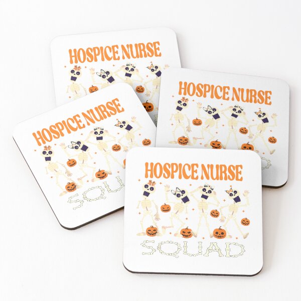 Item preview, Nurse Squad Skeleton Pumpkin Spooky Halloween Hospice Nurse T-Shirt designed and sold by PrintWaveMagic.