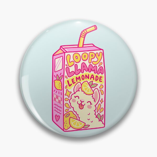 Item preview, Loopy Llama Lemonade Cute Kawaii Juice Box designed and sold by Moo7shop.