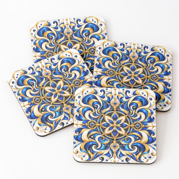 Item preview, Azure Ornament  designed and sold by NeuroArtGallery.