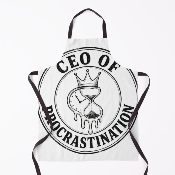 Item preview, CEO of Procrastination - Funny Corporate Burnout Relatable Humor designed and sold by IbericoStudio.