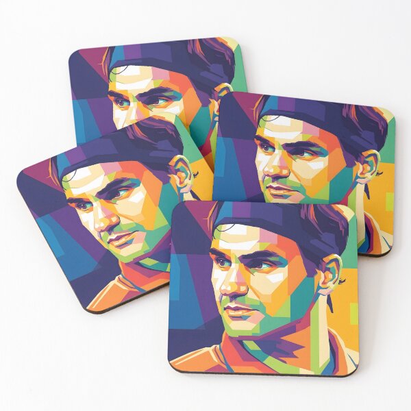 Item preview, Roger Federer Pop Art designed and sold by Kindcorner.