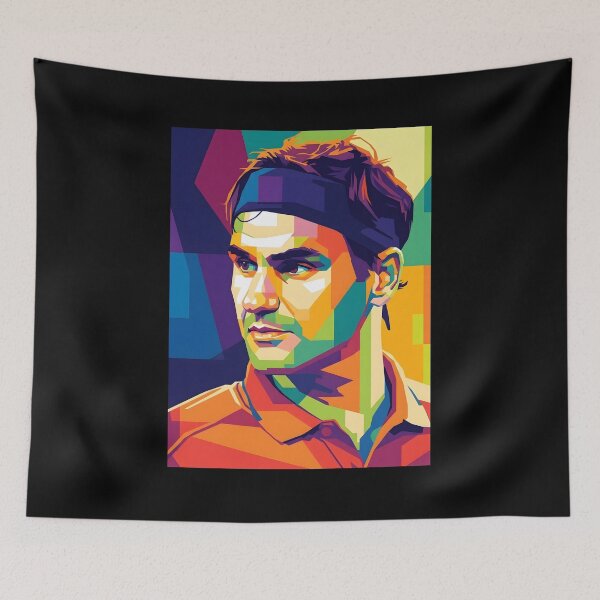Item preview, Roger Federer Pop Art designed and sold by Kindcorner.