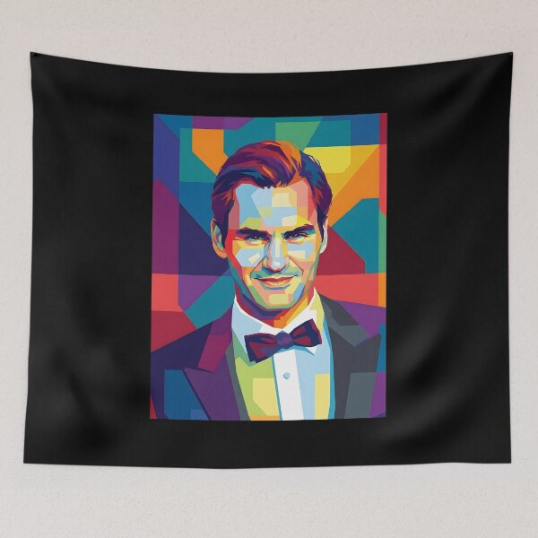 Item preview, Roger Federer Pop Art designed and sold by Kindcorner.