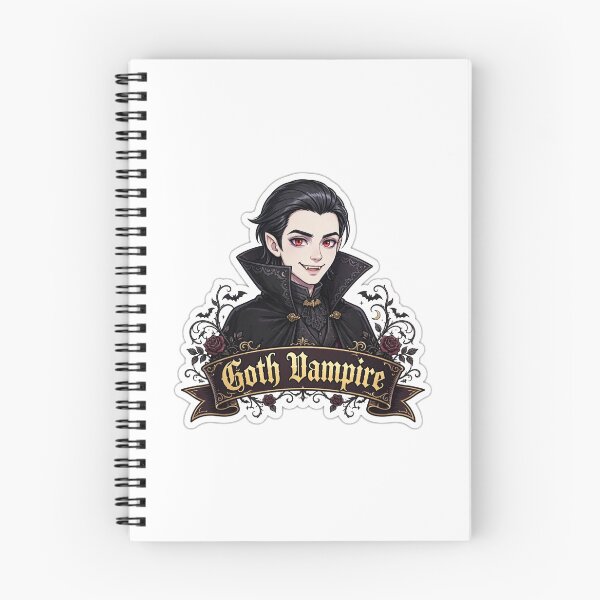 Item preview, Goth Vampire Name Banner Showcase Sticker - Halloween designed and sold by Lesley D.