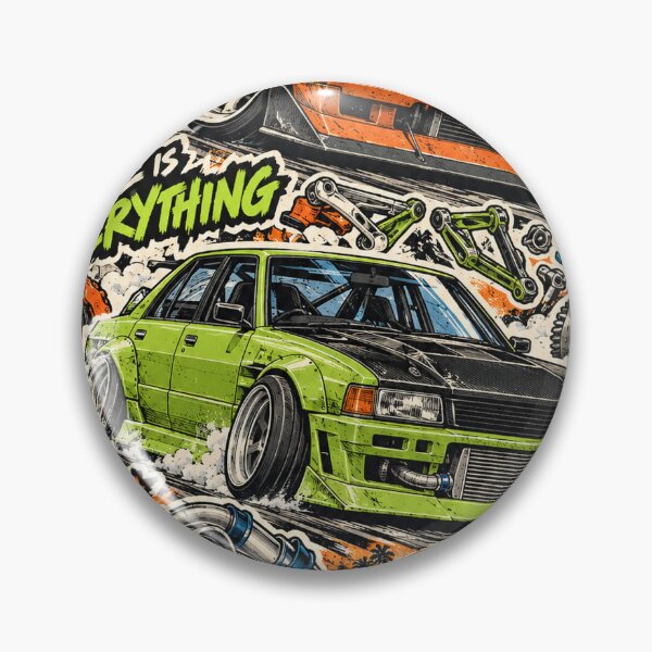 Item preview, Sideways Society – Drift Cars & Sunset Sticker Bomb designed and sold by Inked Legacy.