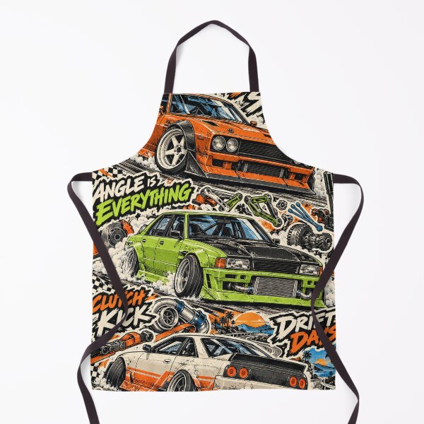 Item preview, Sideways Society – Drift Cars & Sunset Sticker Bomb designed and sold by Inked Legacy.