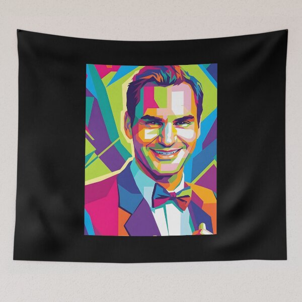 Item preview, Roger Federer Pop Art designed and sold by Kindcorner.