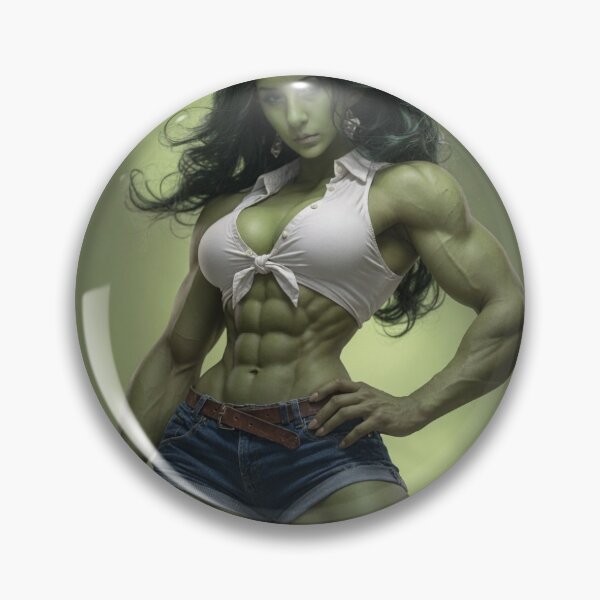 Item preview, She is a green girl designed and sold by Eerie Street colectables and Cosplay.