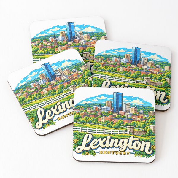 Item preview, Hand Drawn Lexington Kentucky Travel Souvenir Landmark Gift designed and sold by MichaeIRellov.