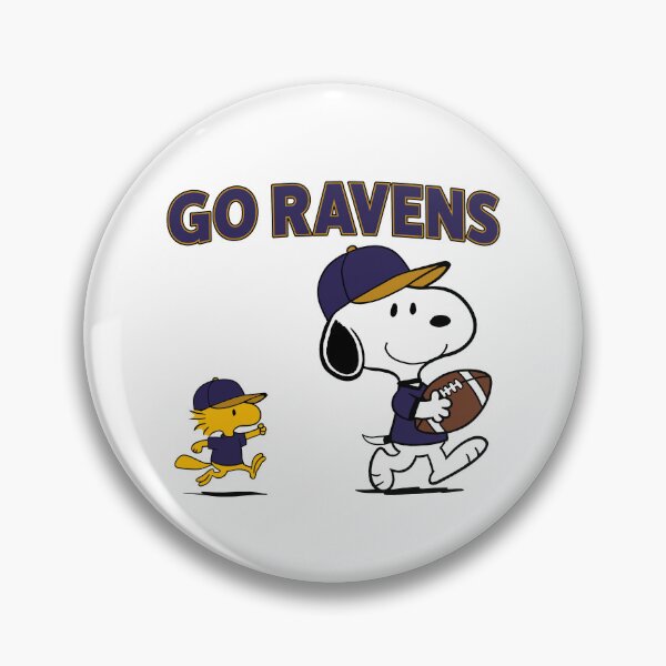 Item preview, Snoopy & Woodstock Baltimore Ravens Football Retro F629 designed and sold by GLUVY-THEME.