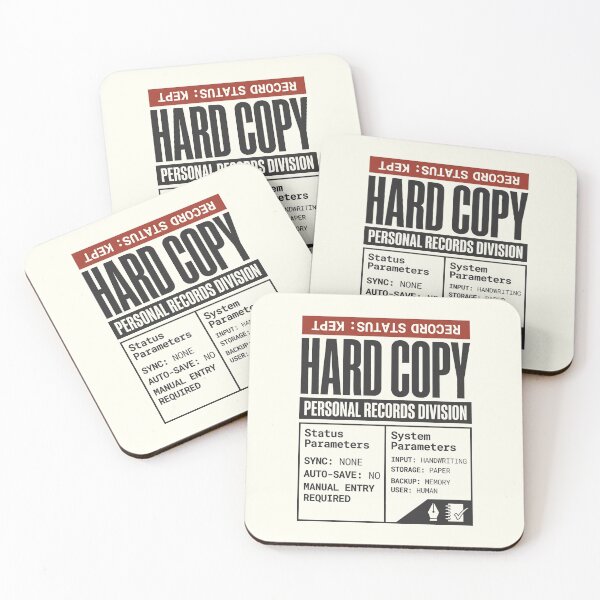 Item preview, Hard Copy Personal Records Handwriting Analog Culture designed and sold by SplashTastic.