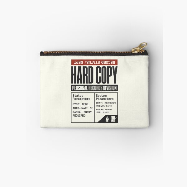 Item preview, Hard Copy Personal Records Handwriting Analog Culture designed and sold by SplashTastic.