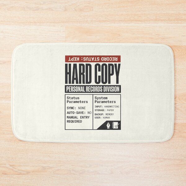 Item preview, Hard Copy Personal Records Handwriting Analog Culture designed and sold by SplashTastic.