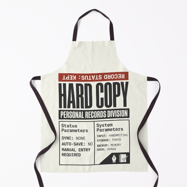 Item preview, Hard Copy Personal Records Handwriting Analog Culture designed and sold by SplashTastic.