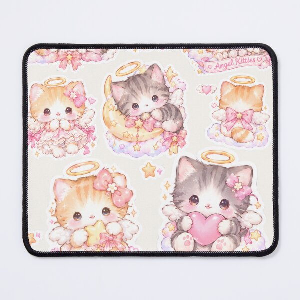 Item preview, Angel kitty sticker designed and sold by sara747.