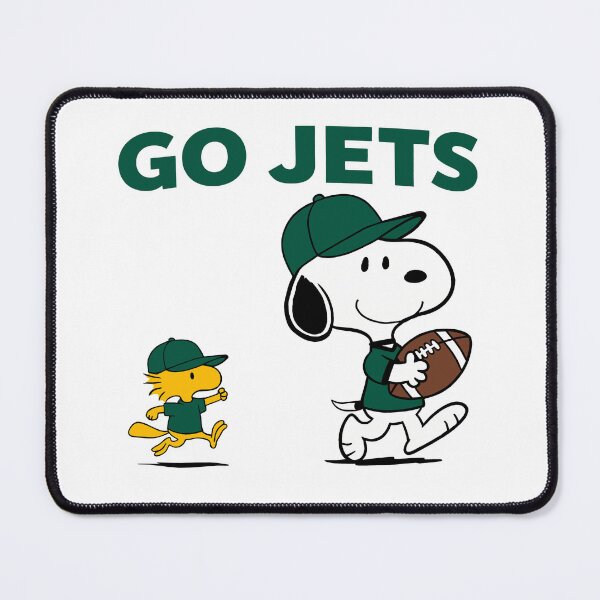 Item preview, Snoopy & Woodstock New York Jets Football Retro F630 designed and sold by GLUVY-THEME.