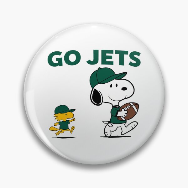 Item preview, Snoopy & Woodstock New York Jets Football Retro F630 designed and sold by GLUVY-THEME.