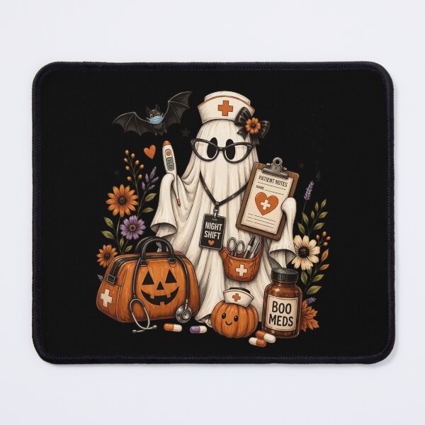 Item preview, Trick Or Treat Nurses Night Shift RN Funny Halloween Shirt designed and sold by ChockletBoy.