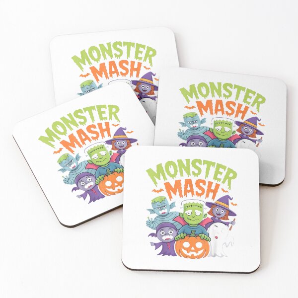 Item preview, Monster Mash Cute Halloween Characters Party Vibes T-Shirt designed and sold by TheMAQ.