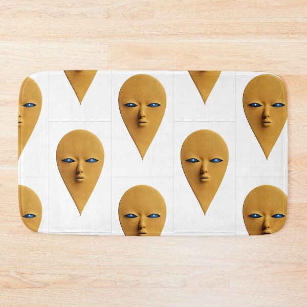 Item preview, Mystical Yellow Mask With Glowing Eyes designed and sold by Yellow Zone.