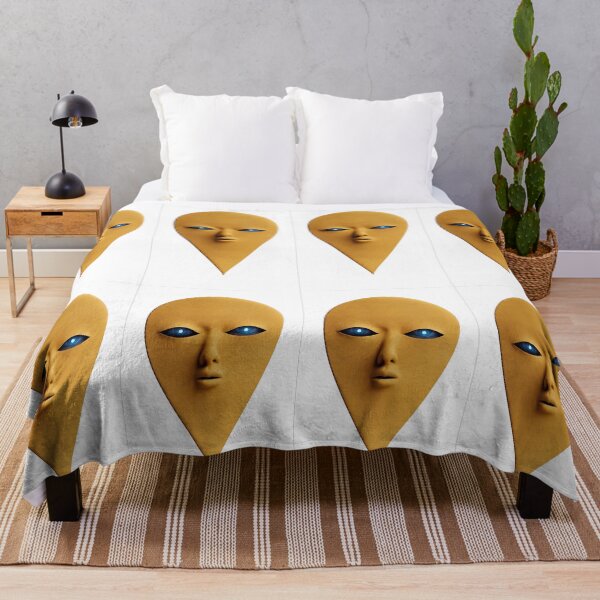 Item preview, Mystical Yellow Mask With Glowing Eyes designed and sold by Yellow Zone.