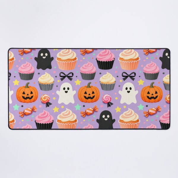 Item preview, Cute Halloween Cupcake Ghost Candy Pattern designed and sold by Mimoshi ⭐⭐⭐⭐⭐.