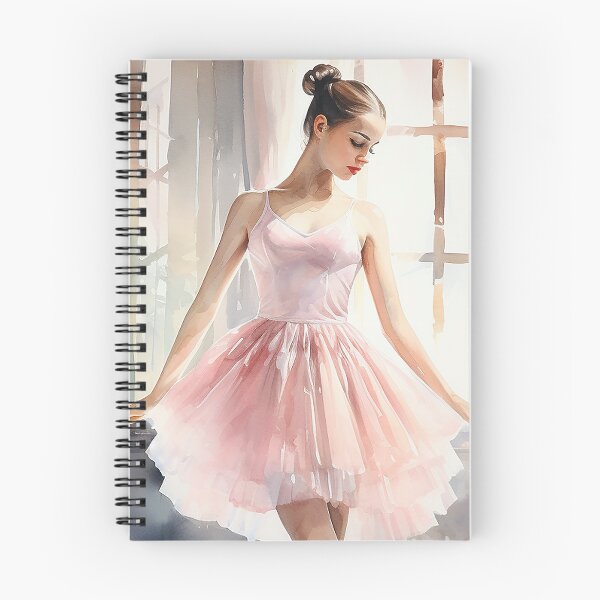 Item preview, Ballet Beauty - A Prima Ballerina Dancing In A Sunlit Studio - Watercolor Art - Contemporary Art designed and sold by CastleBySea.