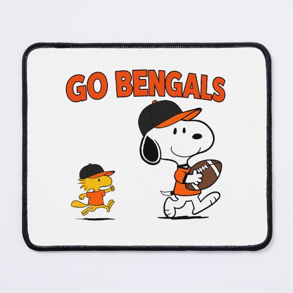 Item preview, Snoopy & Woodstock Cincinnati Bengals Football Retro F632 designed and sold by GLUVY-THEME.