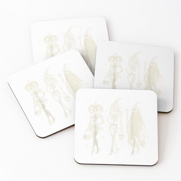 Item preview, Halloween Spooky Girl Squad, Skeleton Ghost Pumpkin T-Shirt designed and sold by bunnymoon stickers.