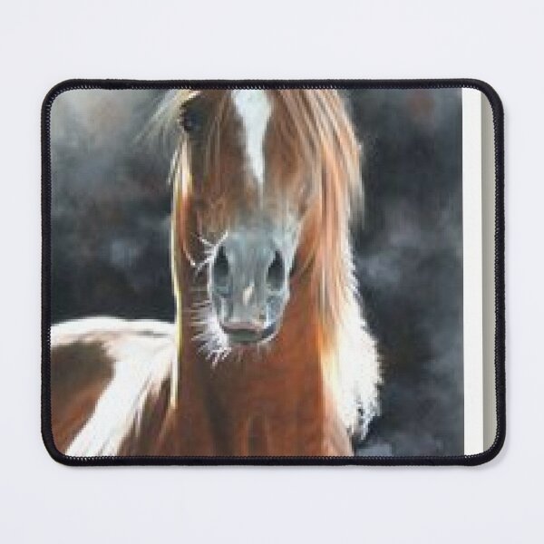 Item preview, Chestnut Arabian Horse Portrait Realistic Oil Painting designed and sold by Floralpiece.
