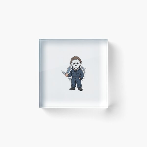 Item preview, Michael Myers Bold Comic Inks Sticker - Halloween designed and sold by Lesley D.
