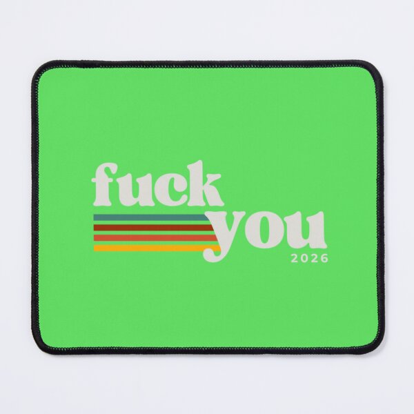 Item preview, Retro Rainbow Sarcastic 2026 Warning designed and sold by CaffeineCllub.