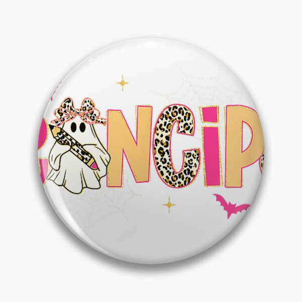 Item preview, Principal Ghost Pencil Bow Leopard Funny Halloween Costumes T-Shirt designed and sold by Othinus.