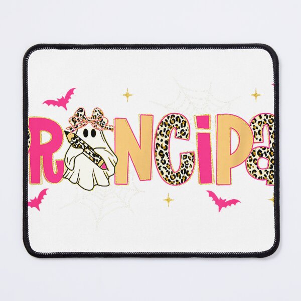 Item preview, Principal Ghost Pencil Bow Leopard Funny Halloween Costumes T-Shirt designed and sold by Othinus.