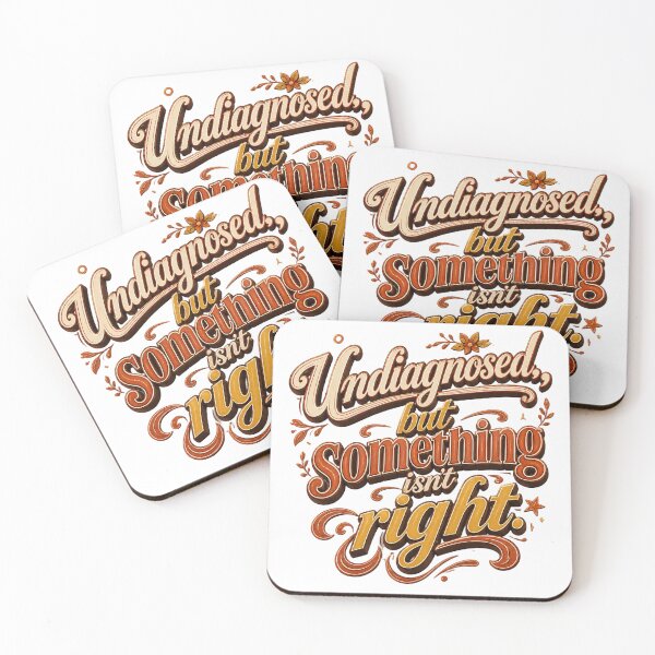 Item preview, Funny Quote Undiagnosed  designed and sold by Beyond The Canvas.