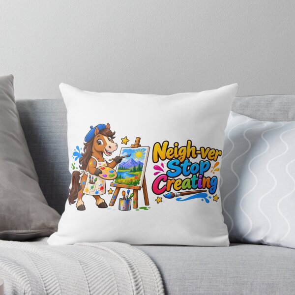 Item preview, Funny Horse Painter – Neighbor Stop Creating Artist Gift designed and sold by Isliath.