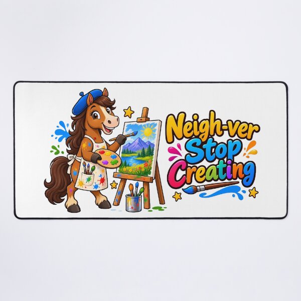 Item preview, Funny Horse Painter – Neighbor Stop Creating Artist Gift designed and sold by Isliath.