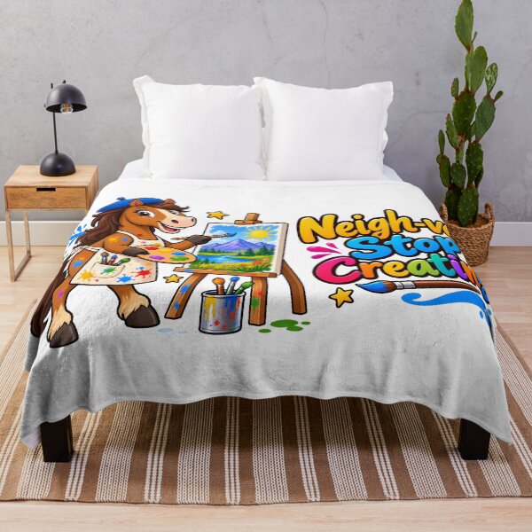 Item preview, Funny Horse Painter – Neighbor Stop Creating Artist Gift designed and sold by Isliath.